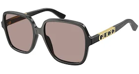 Gucci Square Sunglasses Black (GG1189SA-004-59)