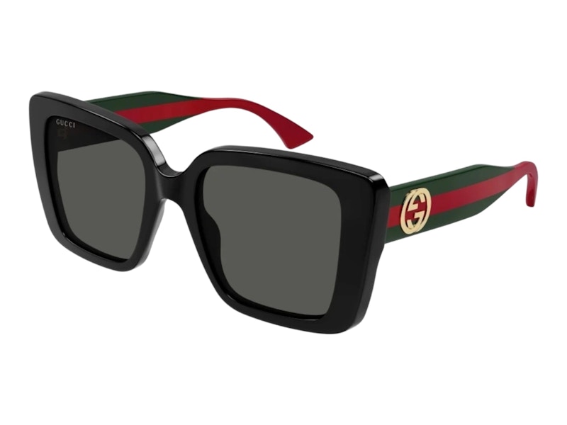 Gucci Square Sunglasses Black/ (GG1861S-001) in Polycarbonate - US