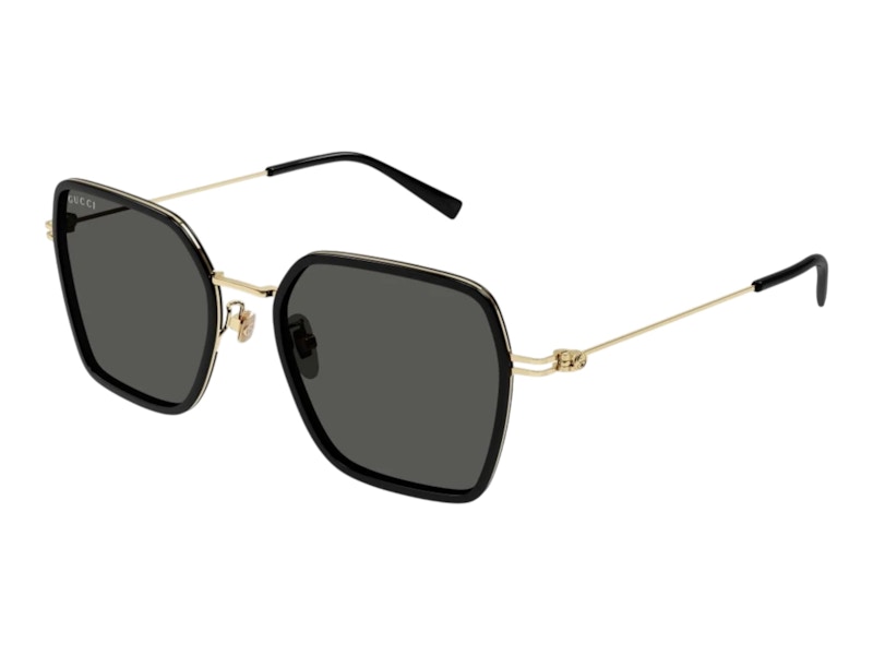 Gucci Square Sunglasses Black Gold Grey (GG1850SA-001) in Gucci Square Sunglasses Black Gold Grey (GG1850SA-001) in