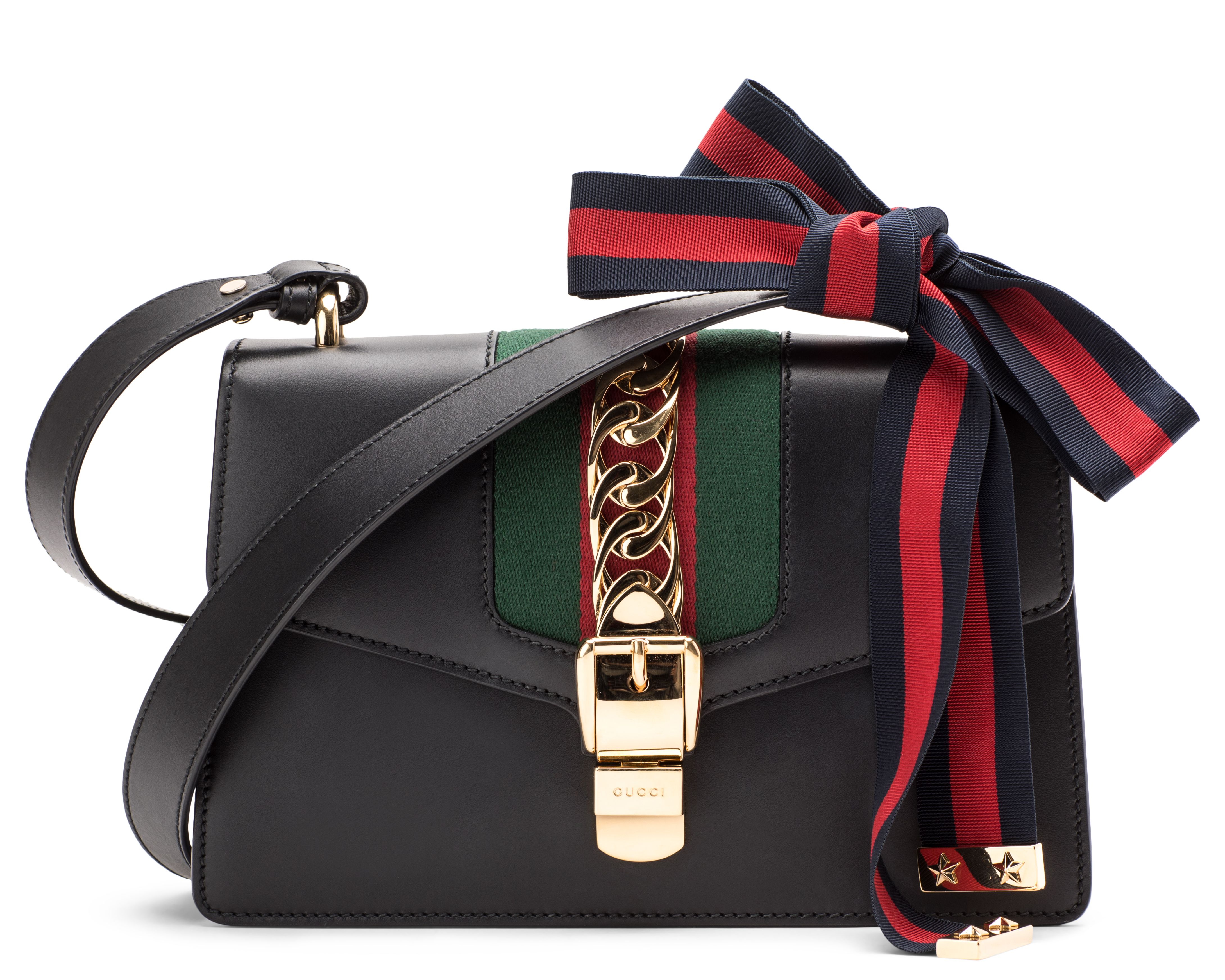 Gucci Sylvie Shoulder Bag Small Black
