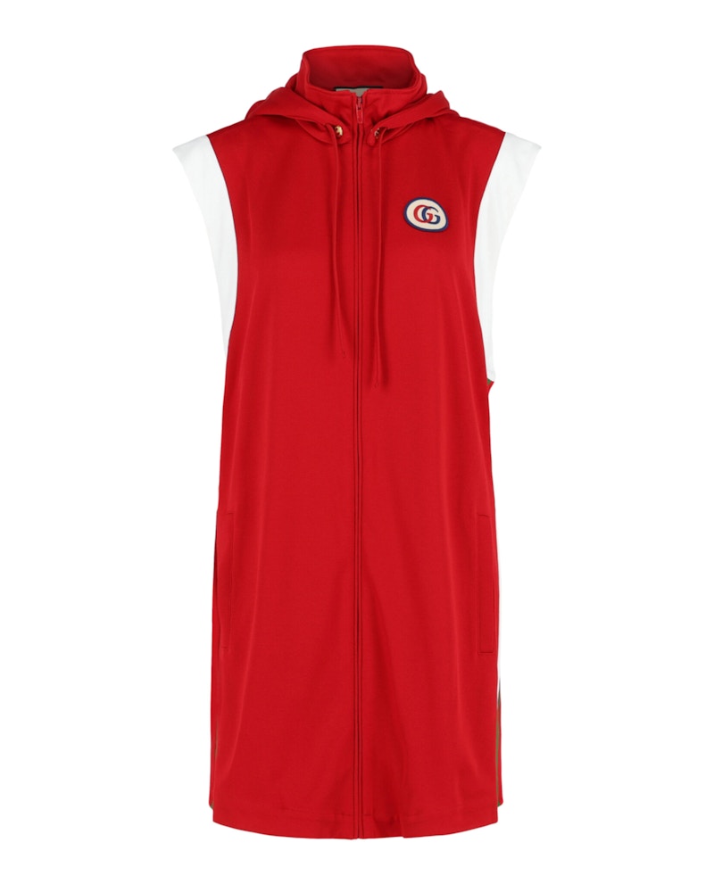 Gucci Technical Jersey Dress Red - US
