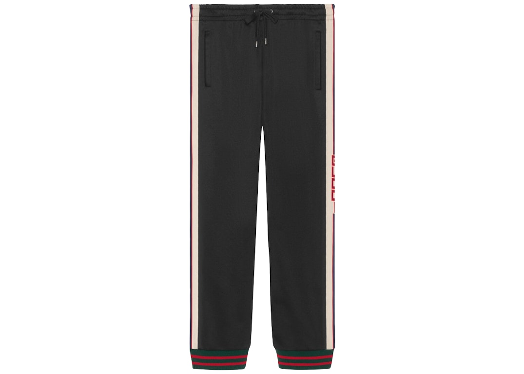Pre-owned Gucci Technical Jersey Pant Black
