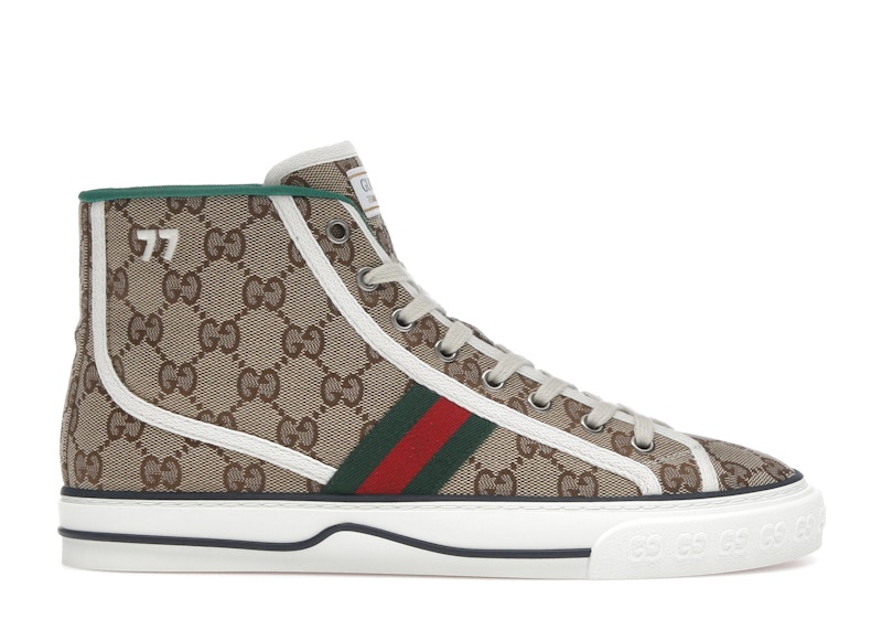 SHINOBU　新品 グッチ GUCCI テニス 1977 ハイトップ Gucci Tennis 1977 High Top GG (Women's) - 627838 HVK70 9765 - US