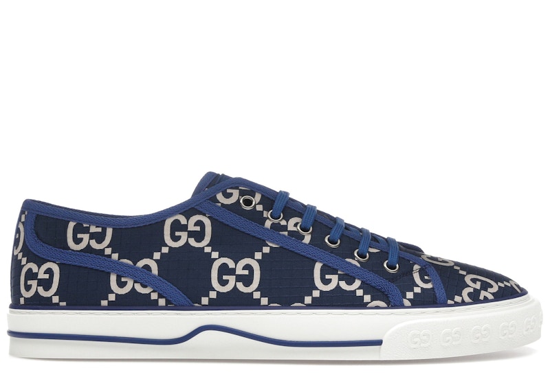 Gucci Tennis 1977 Low 'GG Monogram - Blue' - 774286-FACTD-8458