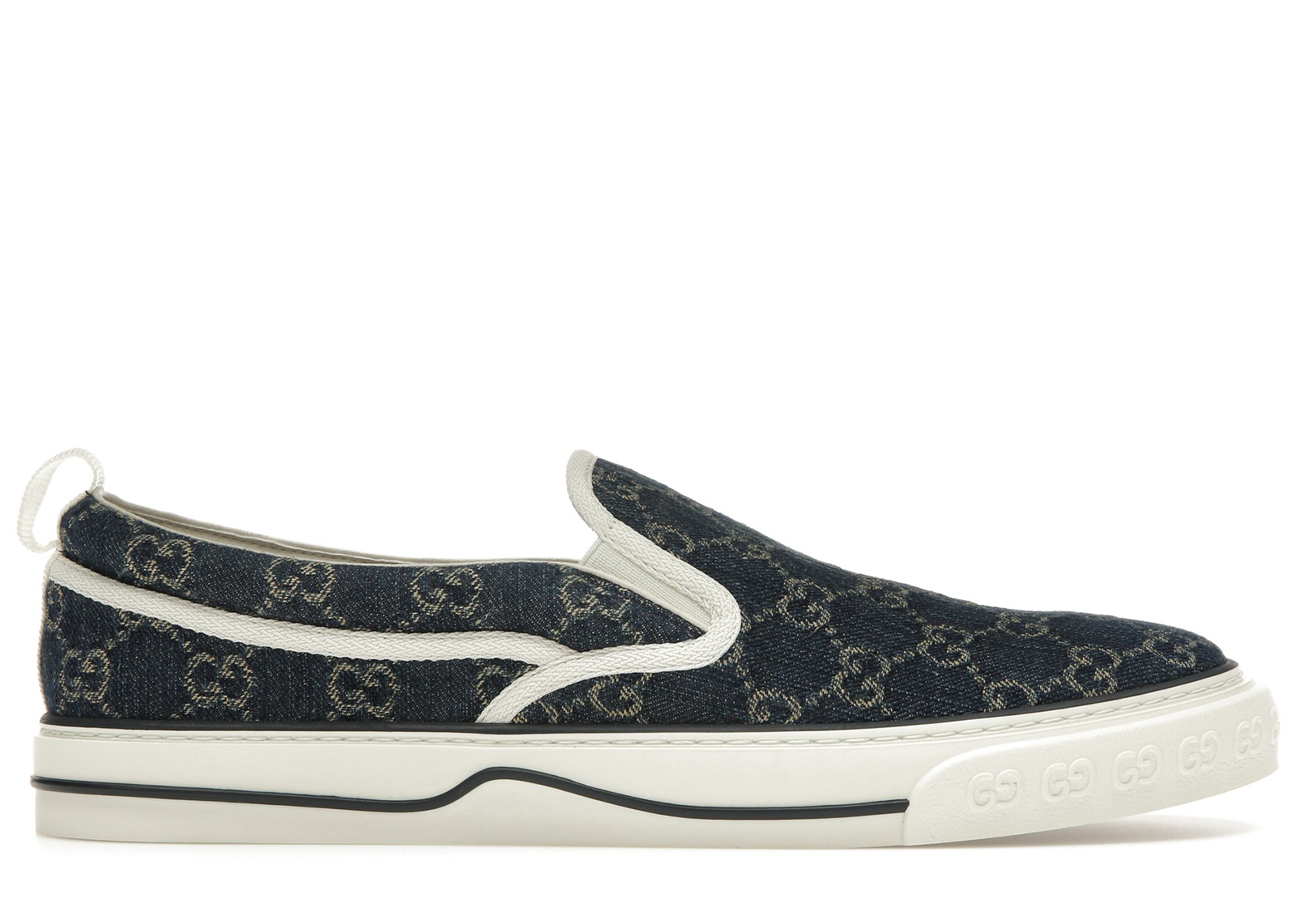 Gucci Tennis 1977 Slip On Denim Men s 643489 2KQ20 4465 US