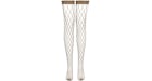 Gucci Thigh-High Fishnet Socks Brown