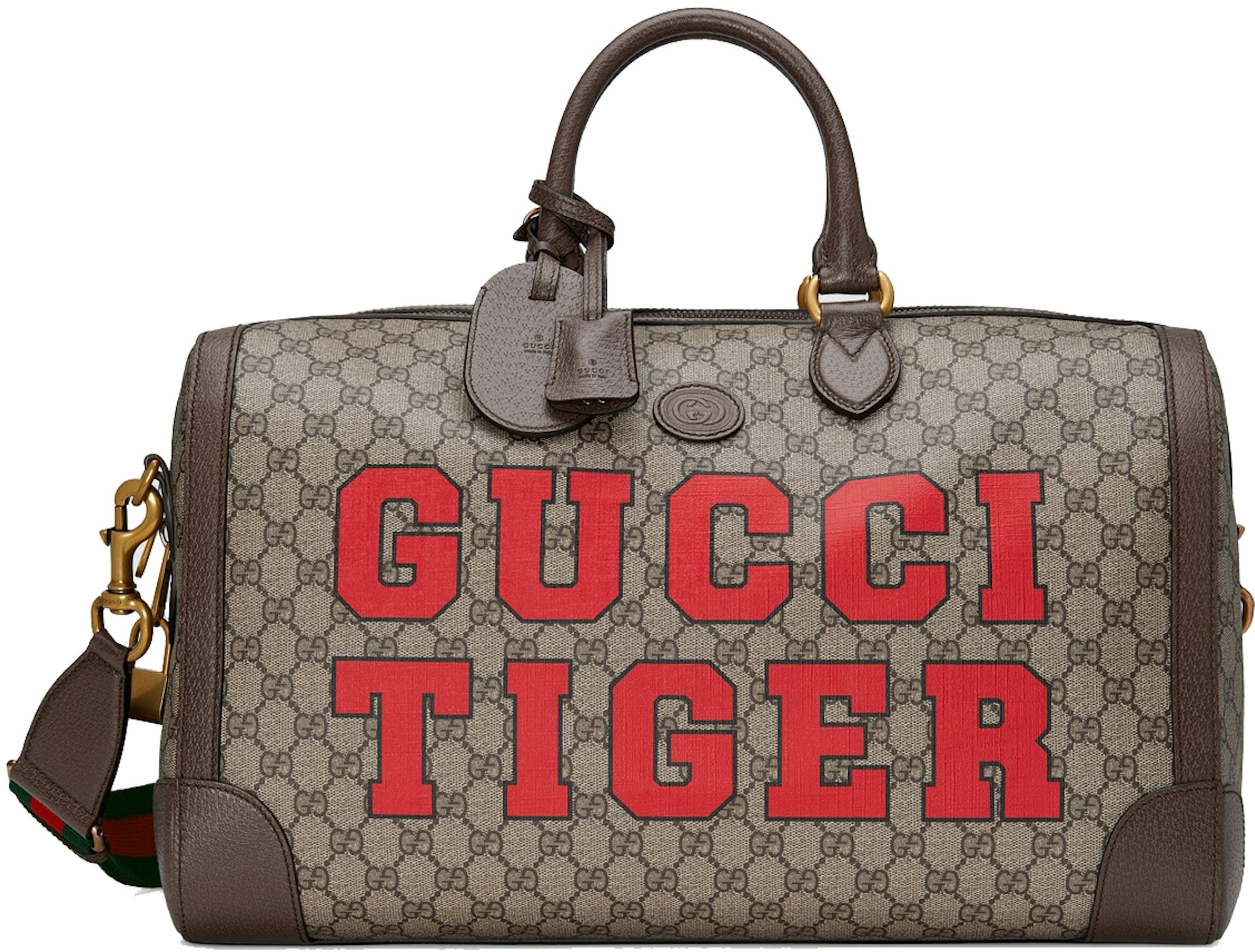 Gucci Ophidia Mini Bag Beige/Ebony in Canvas with Gold-tone - US