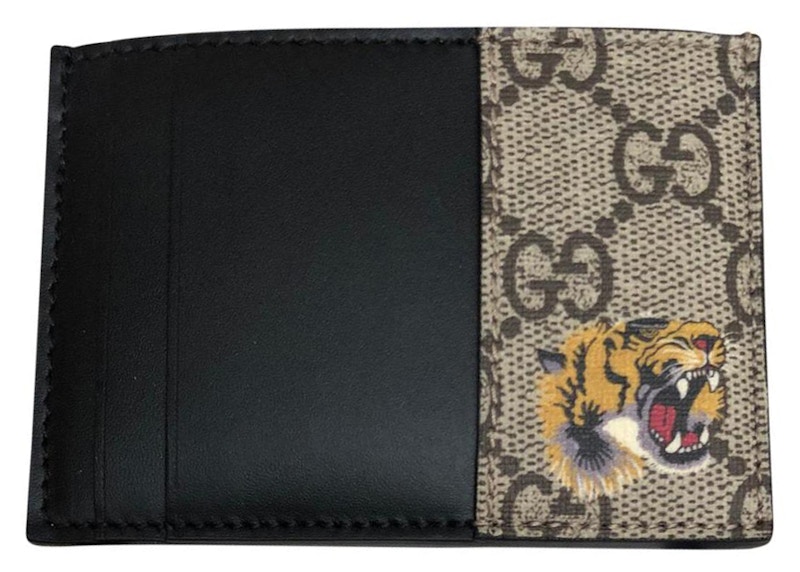 Gucci tiger hotsell card holder