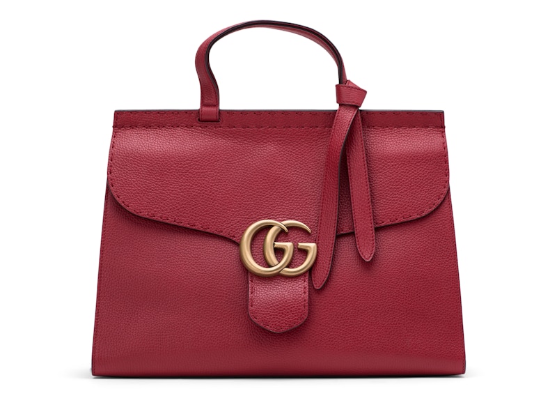 Gucci GG Marmont Top Handle Medium Red US