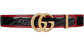 Gucci Torchon Double G Buckle Belt 1.6 Width Black