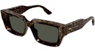 Gucci Tortoise Square Frame Sunglasses Havana/Green (GG1529S-002-FR)