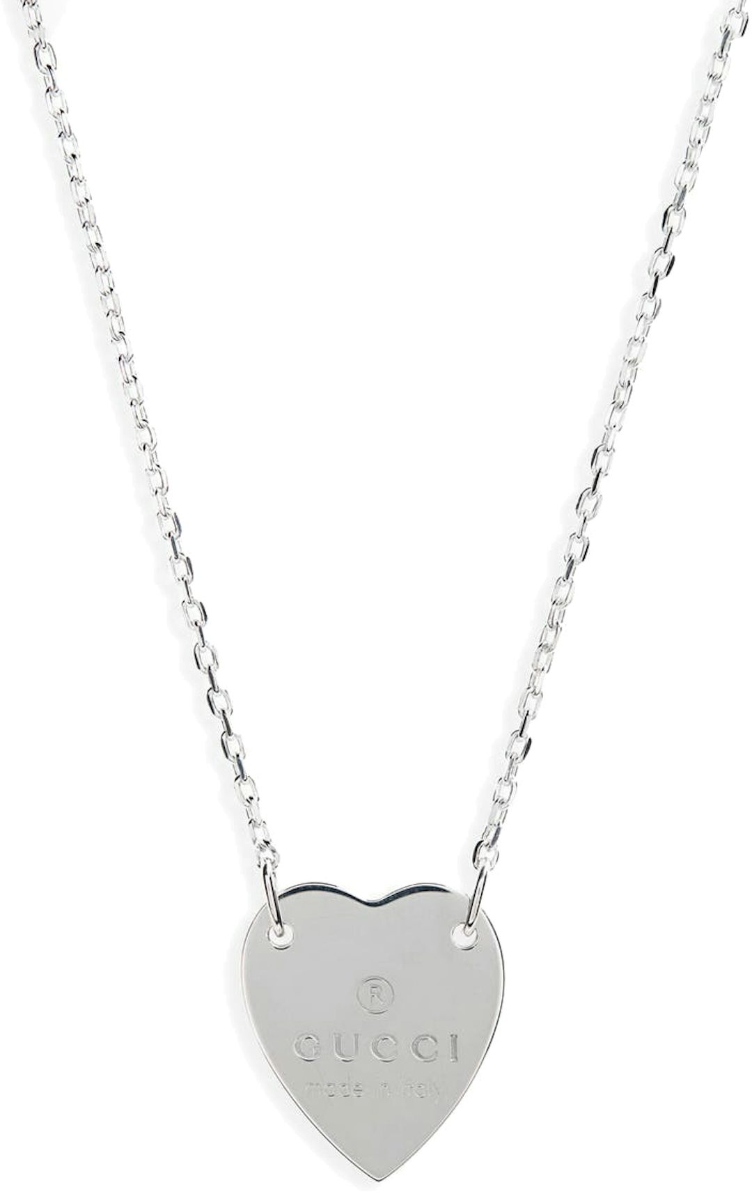 Gucci Trademark Heart Silver in 925 Sterling Silver - US