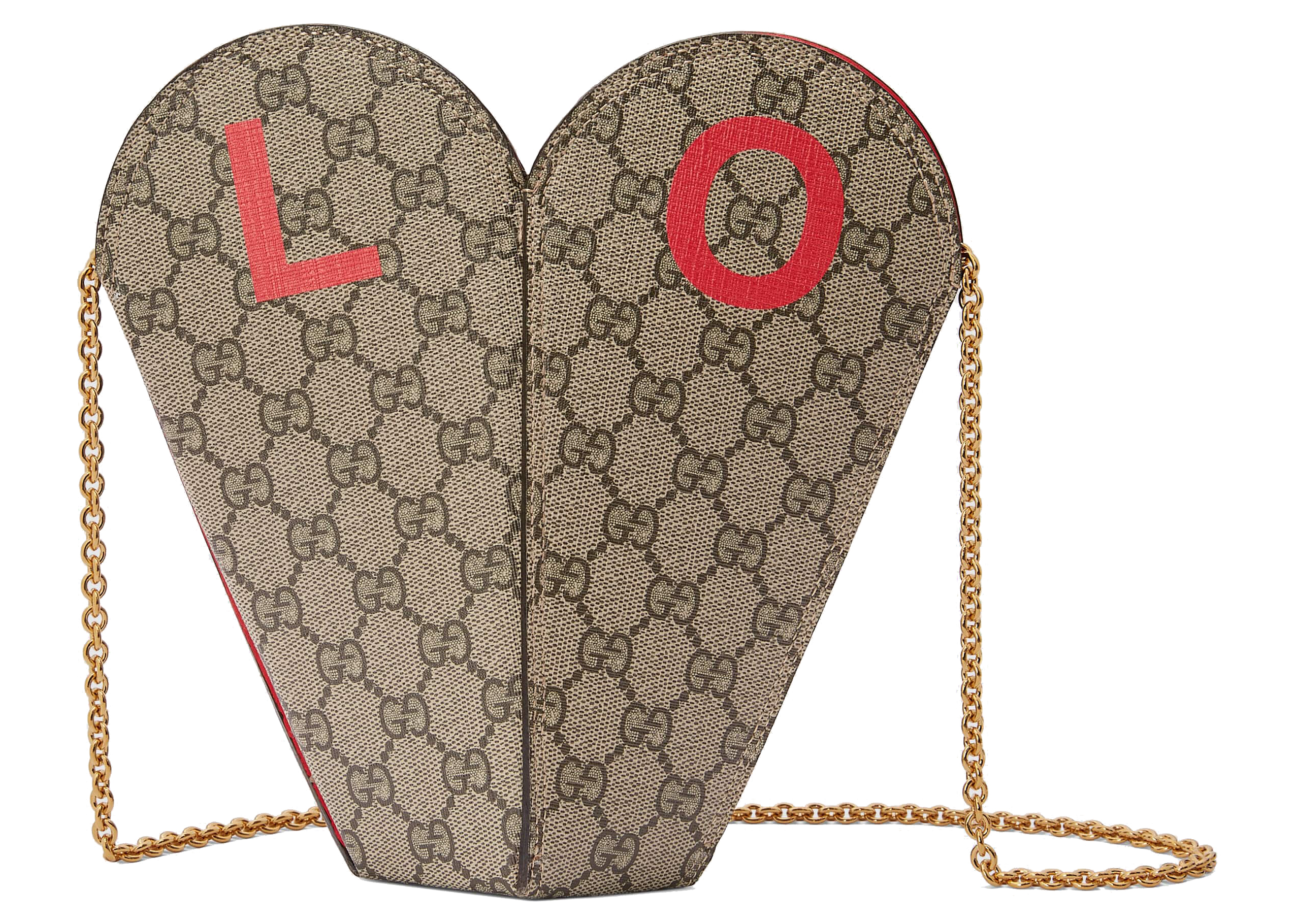 Gucci Brown Suede Small Heart Flap Crossbody Shoulder Bag ref.521360 - Joli  Closet