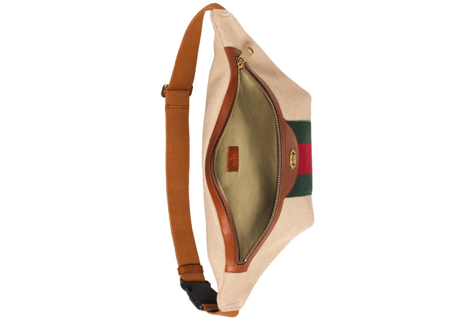 gucci vintage canvas belt bag