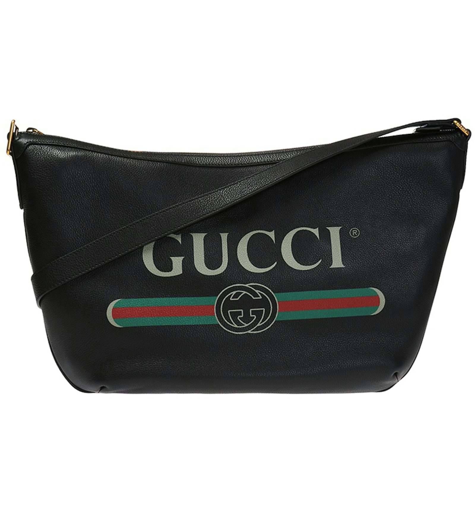 Gucci logo print shoulder bag Outlet