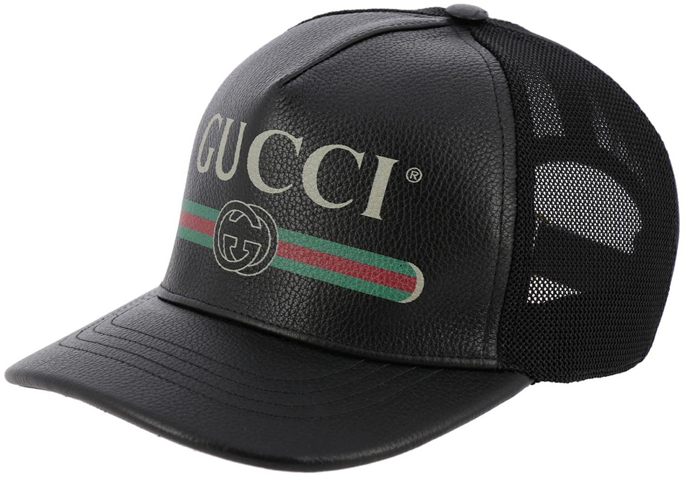 Gucci Vintage Logo Trucker Cap Black/Multi - US