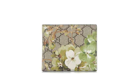 Gucci Bifold Wallet Blooms GG Supreme Green/Brown/Beige