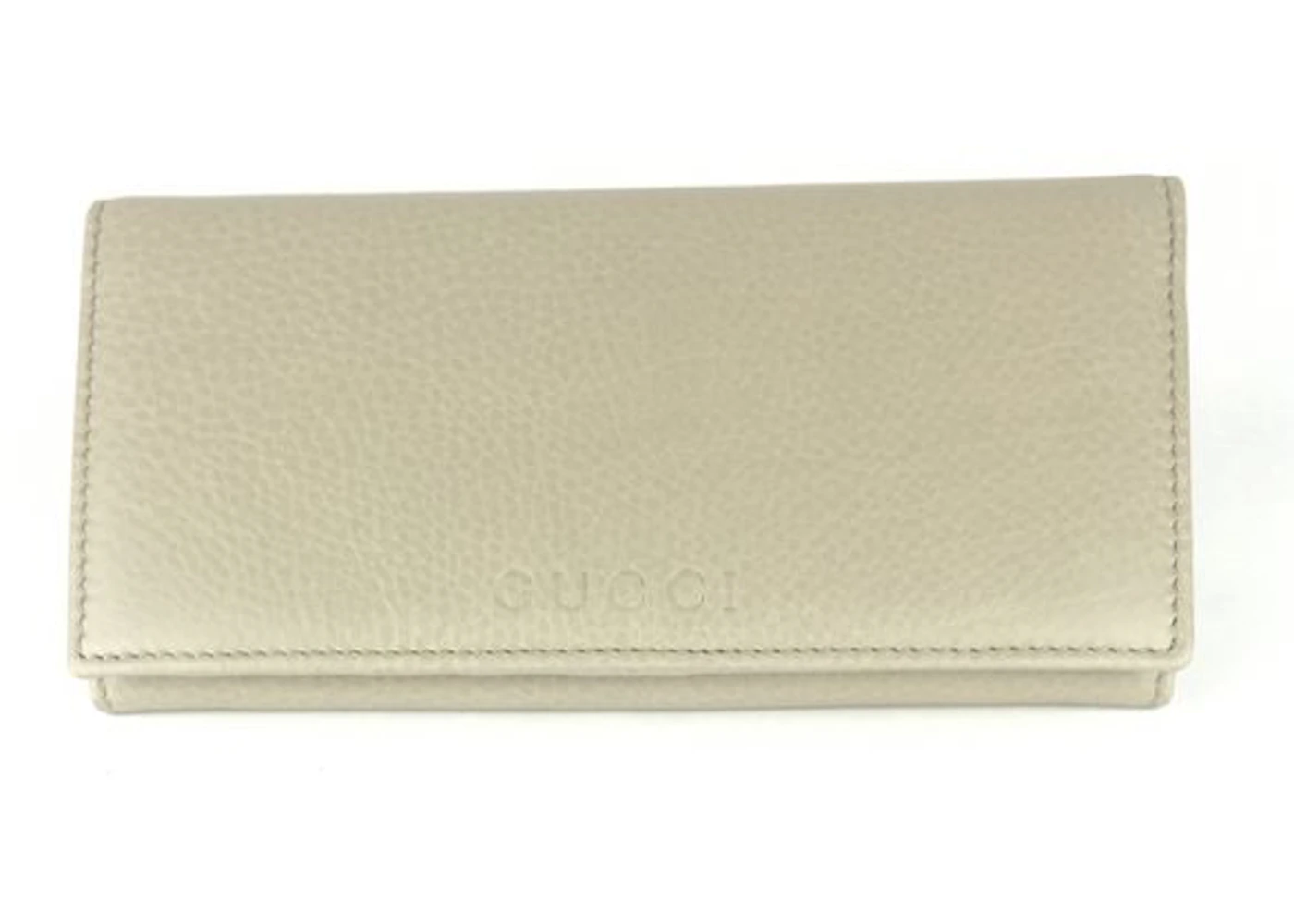 Gucci Wallet Cellarius Oatmeal in Soft Calfskin with Gold-tone - US