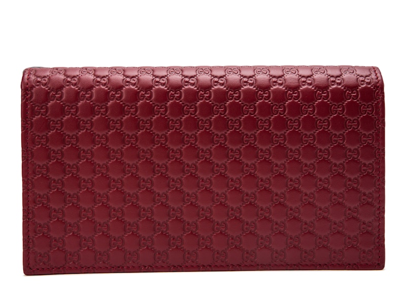 Gucci Wallet Crossbody MicroGuccissima Red