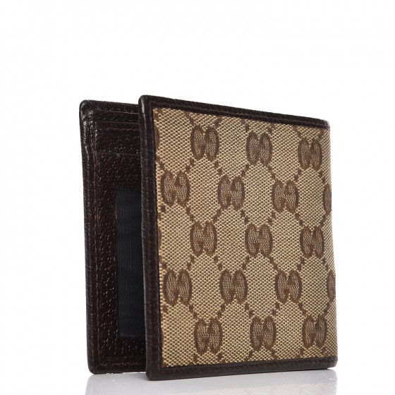 Gucci Mens Bifold Wallet Monogram GG 