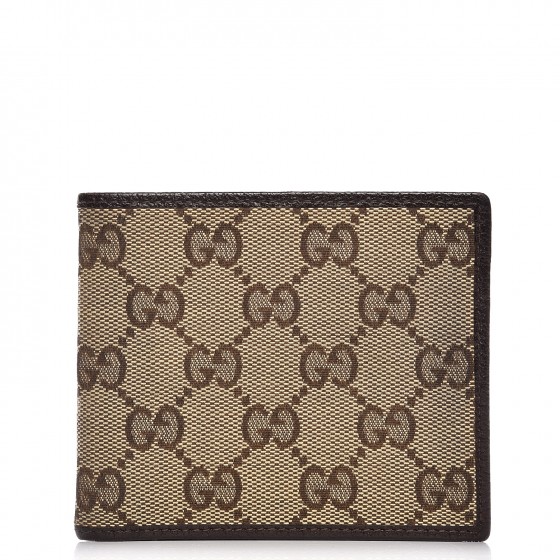 Gucci Mens Bifold Wallet Monogram GG 