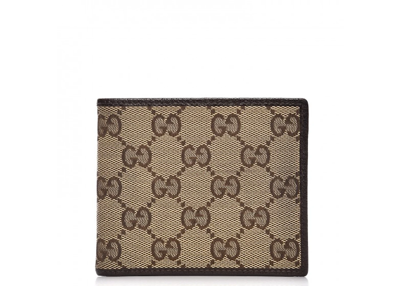 Gucci canvas bifold wallet Clearance
