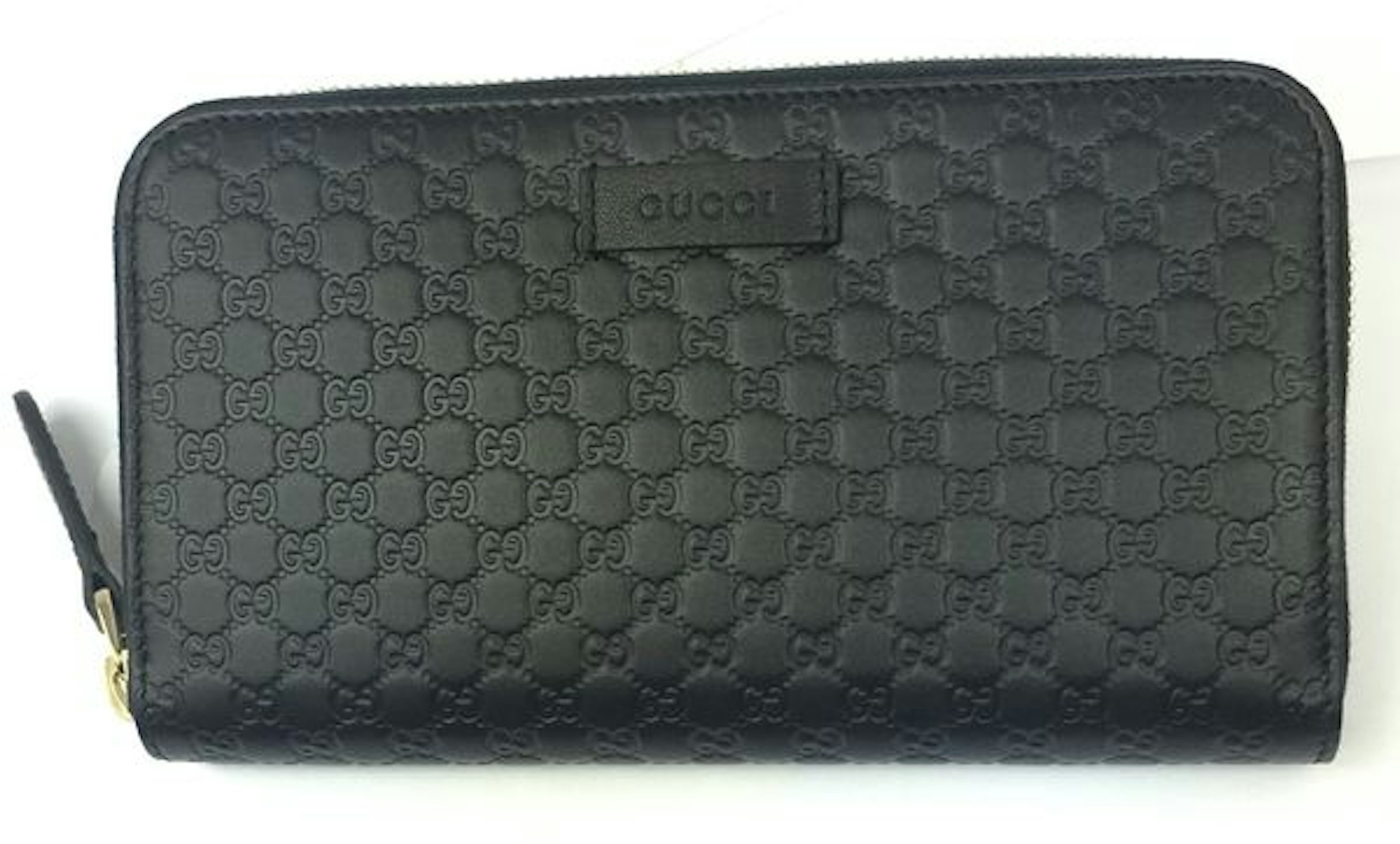Gucci Signature Continental Guccissima Zipper Wallet