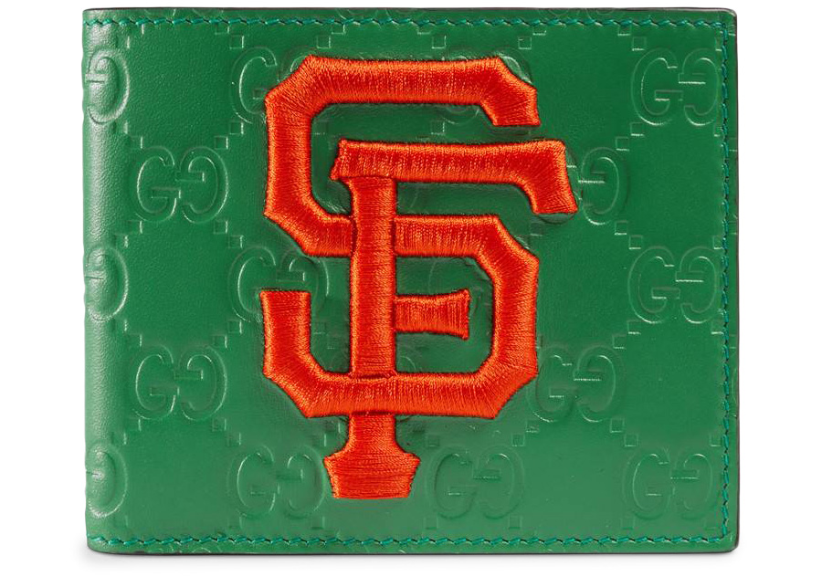 Gucci Wallet SF Giants Patch Green in 
