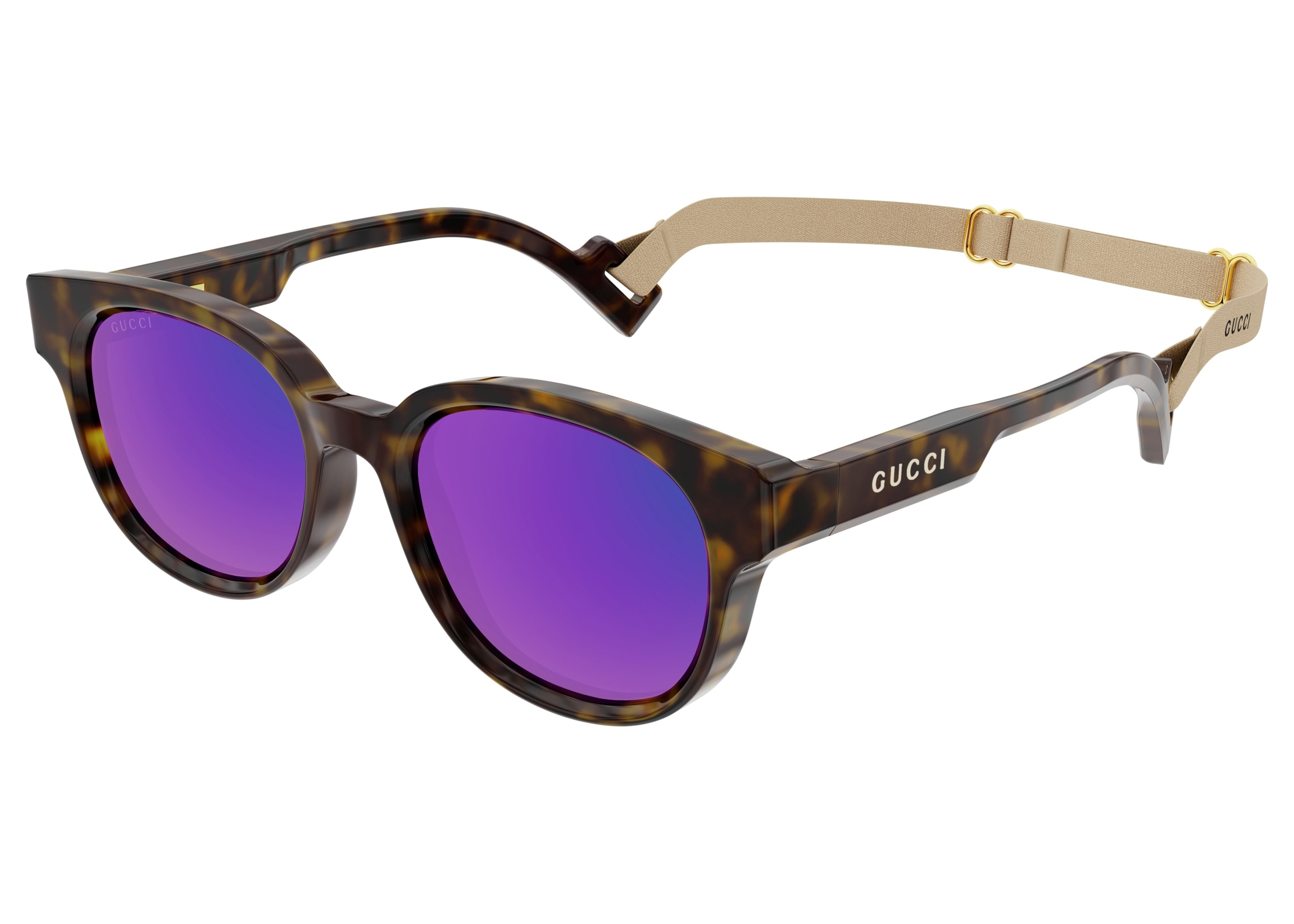 Gucci Geometric-Frame Sunglasses Black Acetate (‎755250 J0740 1012)