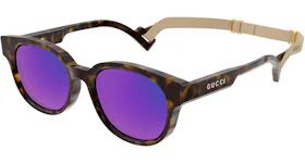 Gucci Wayfarer Sunglasses Tortise/Purple (GG1237SA-004-FR)