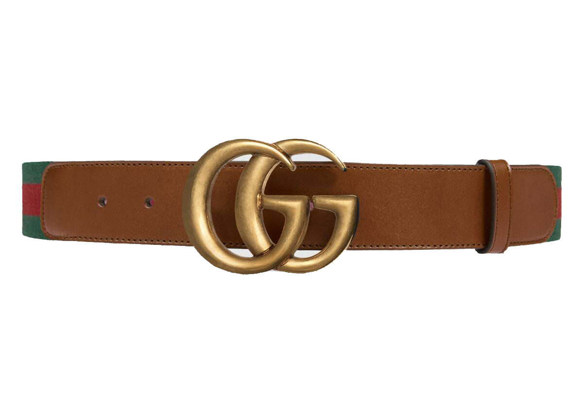 web belt with double g buckle