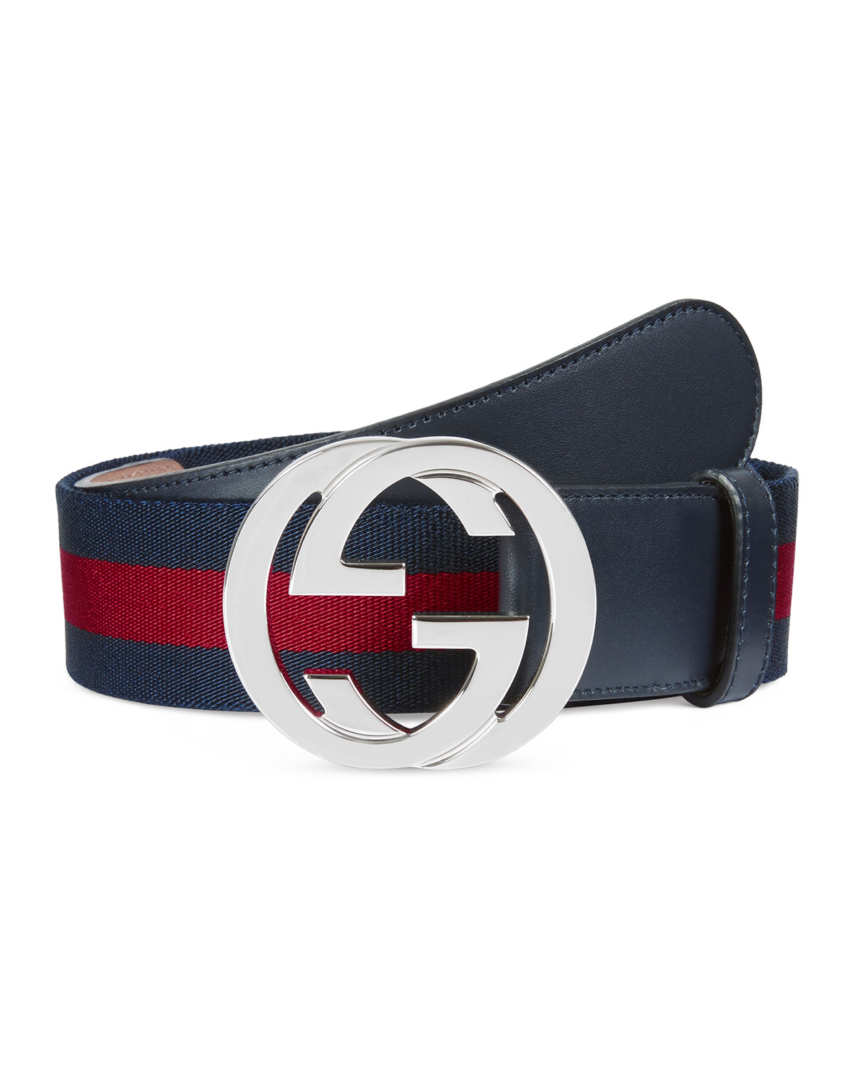 blue red gucci belt