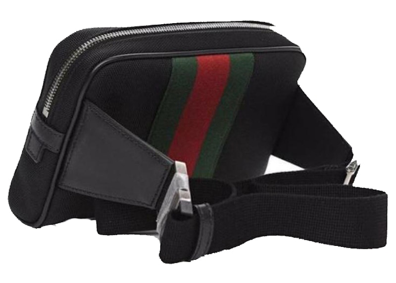 Gucci web hot sale stripe belt