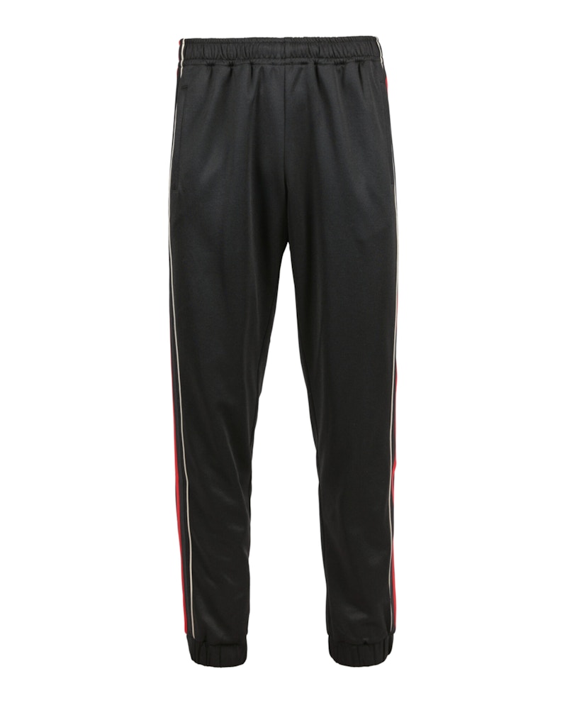 Pre-owned Gucci Men's Web Stripe Sweatpants In Black