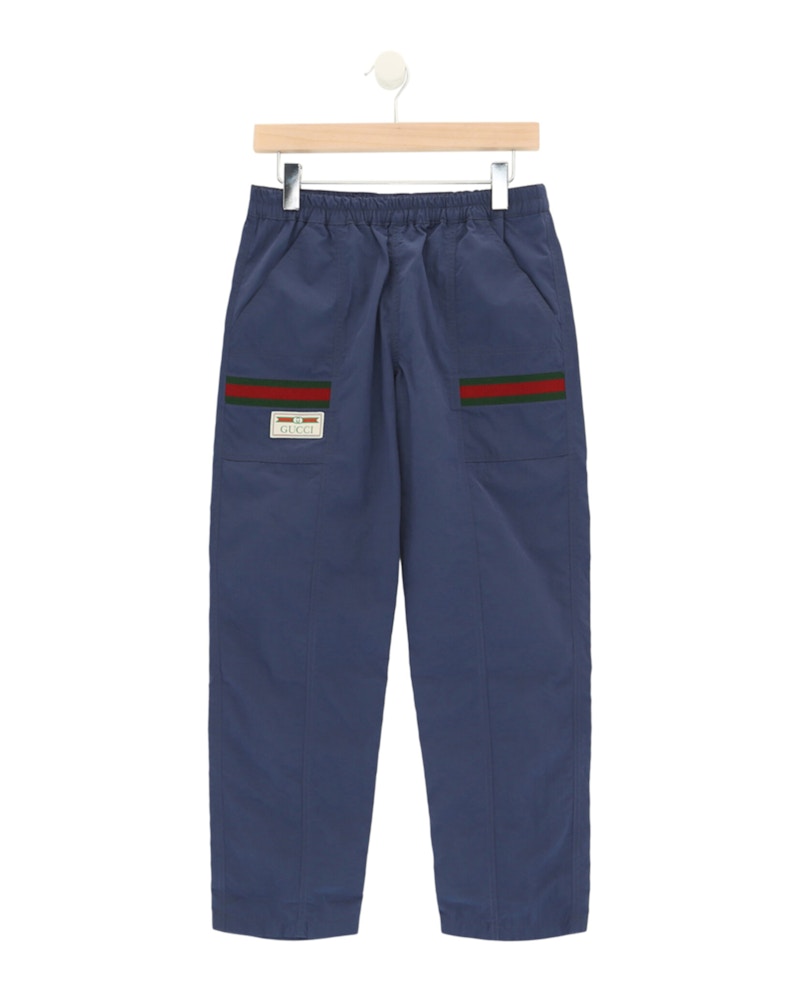 パンツ 90s-00s GUCCI Stripe Slacks Archive Gucci Vintage 1997 Tom Ford Era Black Sparkly Metallic Lurex
