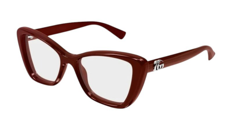 Gucci Women's Cat Eye-Frame Injection (GG1977O-004) Optical Frames Red