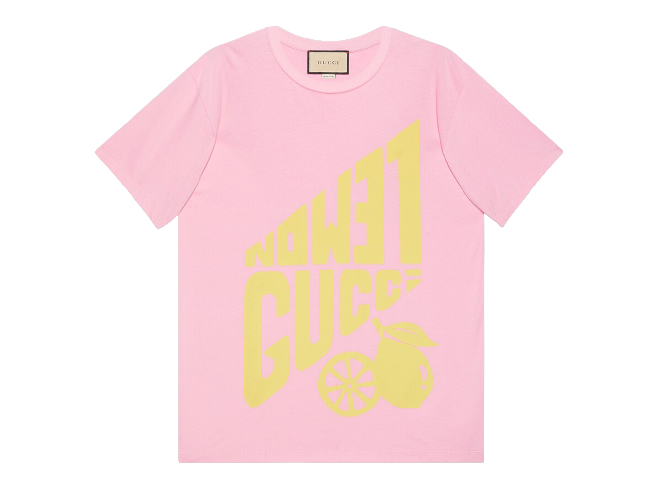 Gucci pink hot sale t shirt