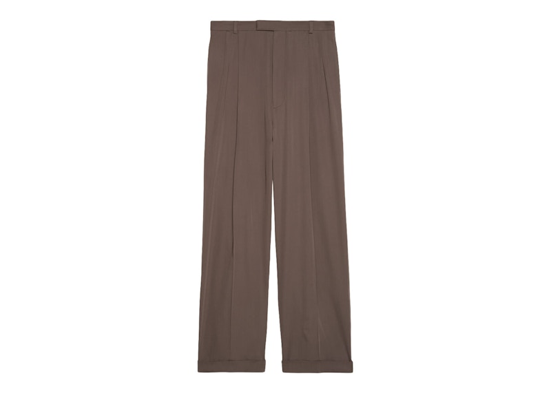 Camel / Ebony GG Canvas Jogging Pant | GUCCI® US