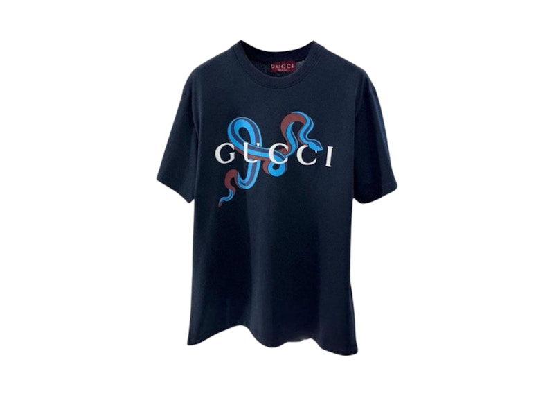 トップス 00s LGB snake tee cutsew archive Gucci Year of Snake T-shirt Blue Men's - GB