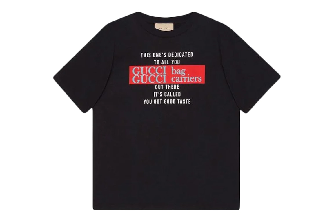 Pre-owned Gucci You Got Good Taste' T-shirt Black/red/white