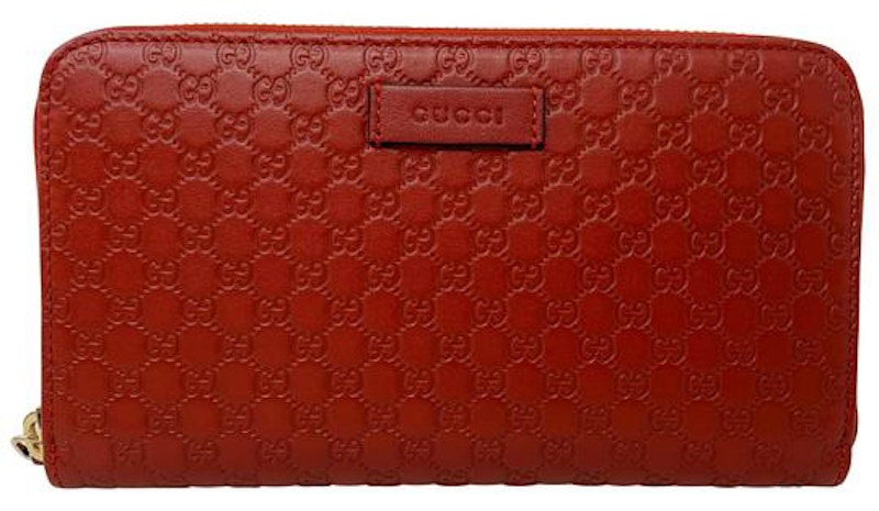 gucci wallet women red