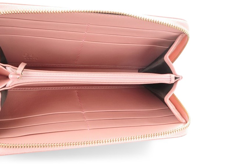 gucci microguccissima wallet pink