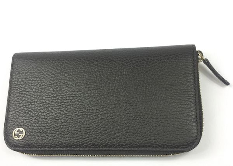 Gucci Zip Wallet Interlocking G Dark Brown