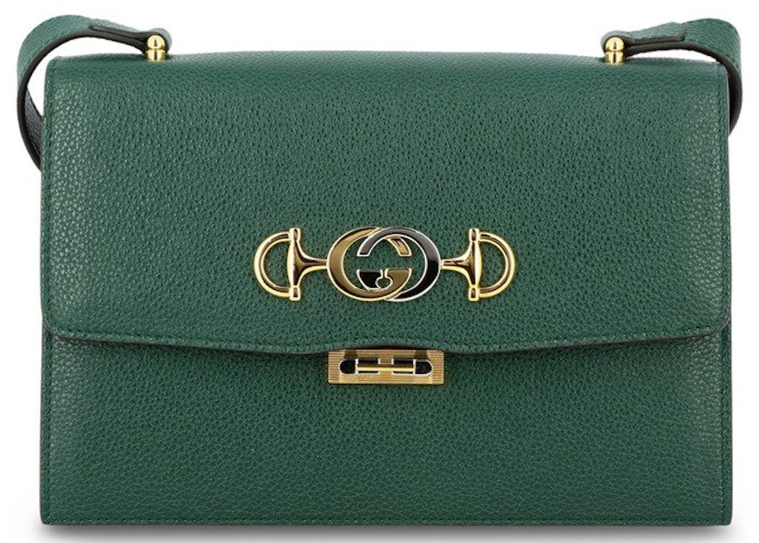 Pre-owned Gucci Zumi Shoulder Bag Jade