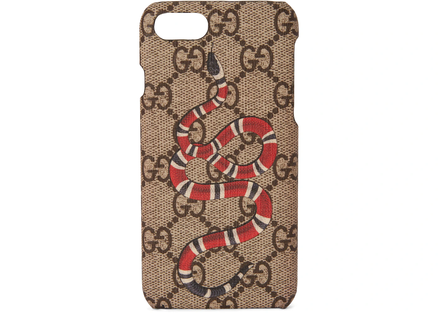 Gucci Iphone 7 Case Gg Supreme Kingsnake Beige In Coated Canvas Us Gucci Iphone 7 Case Gg Supreme Kingsnake Beige In Coated Canvas Us
