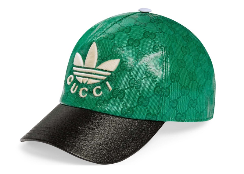 Gucci x Adidas GG Canvas Baseball Cap Green メンズ - JP