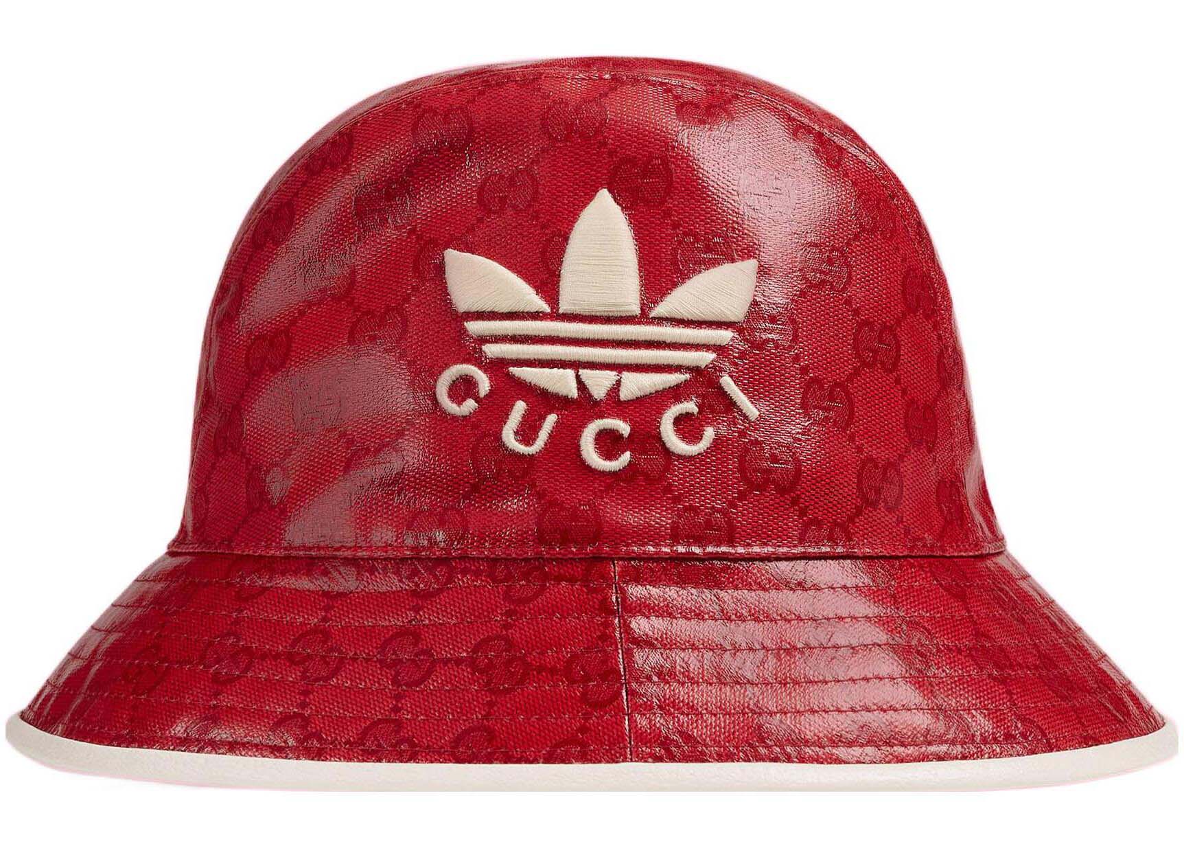 Gucci x Adidas GG Canvas Bucket Hat Red メンズ - JP