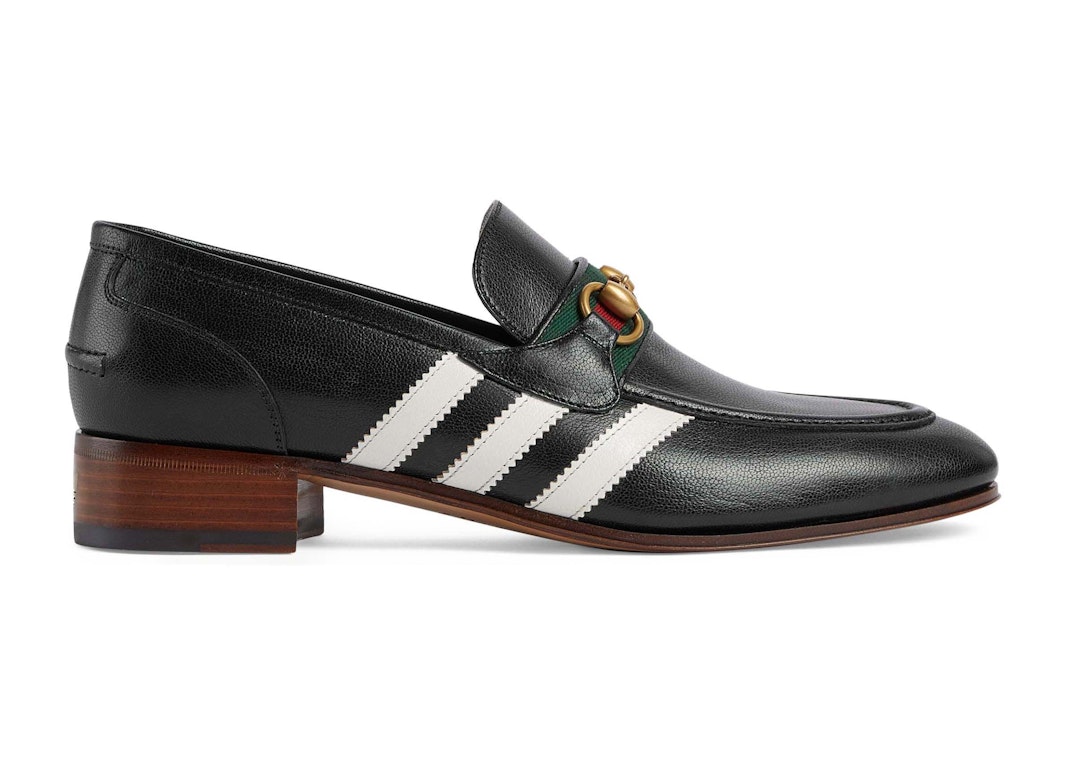 Pre-owned Gucci X Adidas Loafer Black