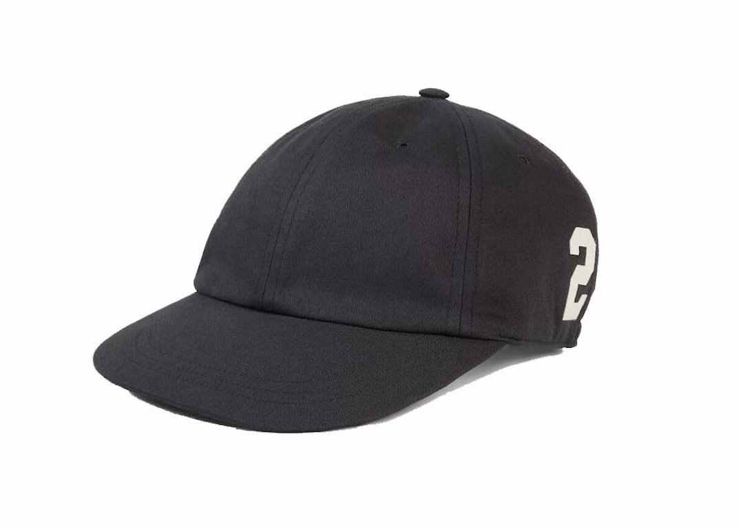 Pre-owned Gucci X Adidas Logo Baseball Cap Black