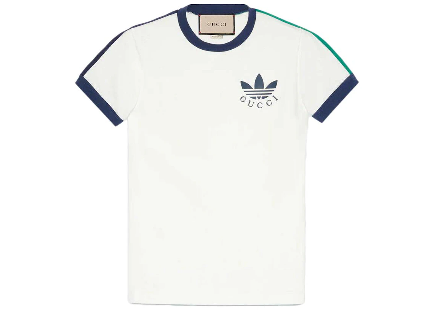 Gucci x Adidas Logo T-Shirt White Men's - US
